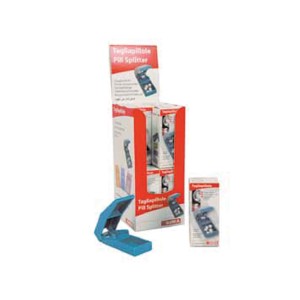 TAGLIAPILLOLE colori assortiti (3 per colore, bianco, azzurro, lavanda arancio trasparente) - con scatola ed espositore