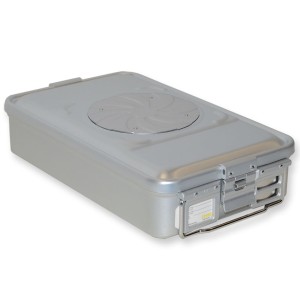 CONTAINER CON VALVOLA medio h100 mm - grigio