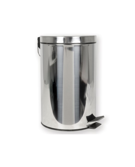 CESTINO RIFIUTI INOX - 12 litri - con pedale