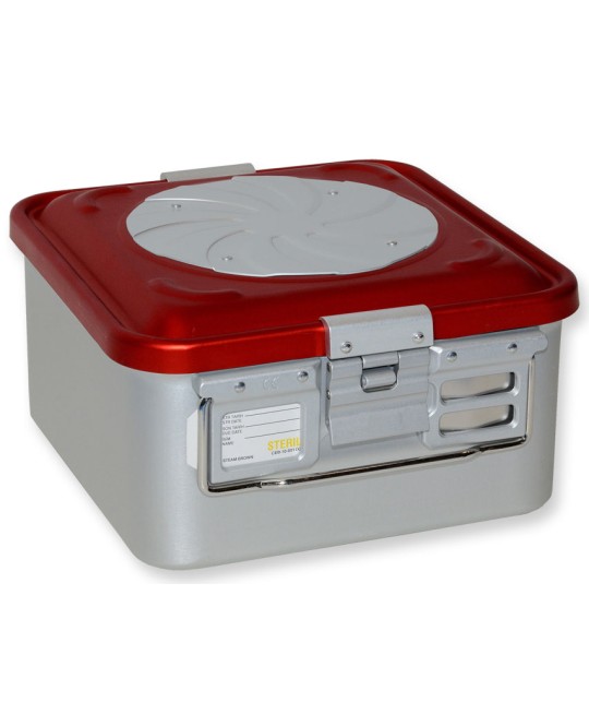 CONTAINER CON VALVOLA piccolo h150 mm - rosso