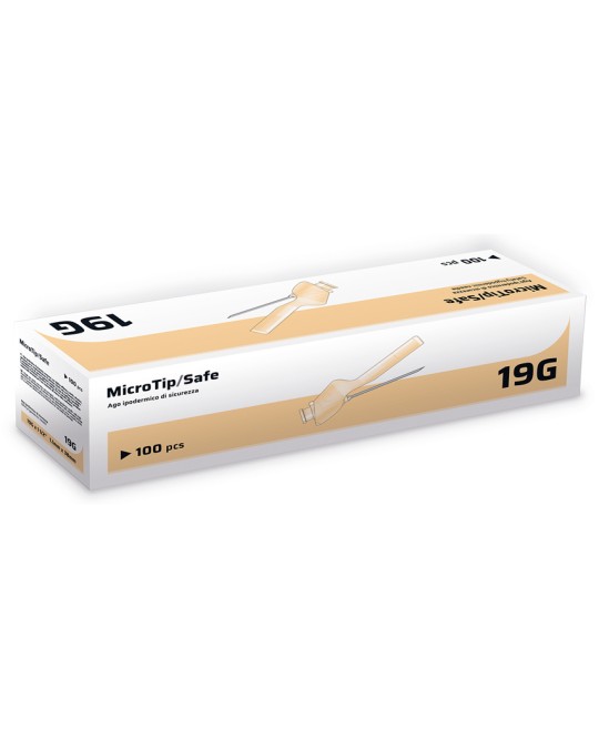AGO IPODERMICO DI SICUREZZA 19G 1,1x38mm - sterile