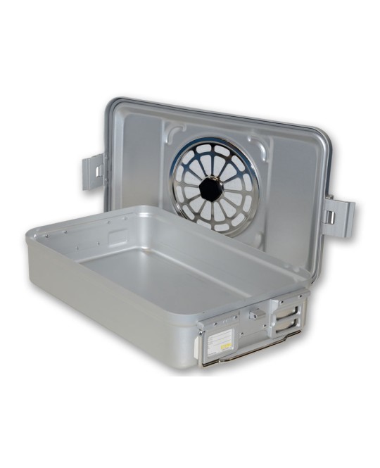 CONTAINER CON FILTRO medio h100 mm - grigio