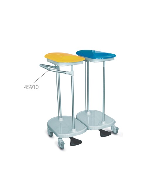 CARRELLO PORTASACCO a pedale - 2 sacchi