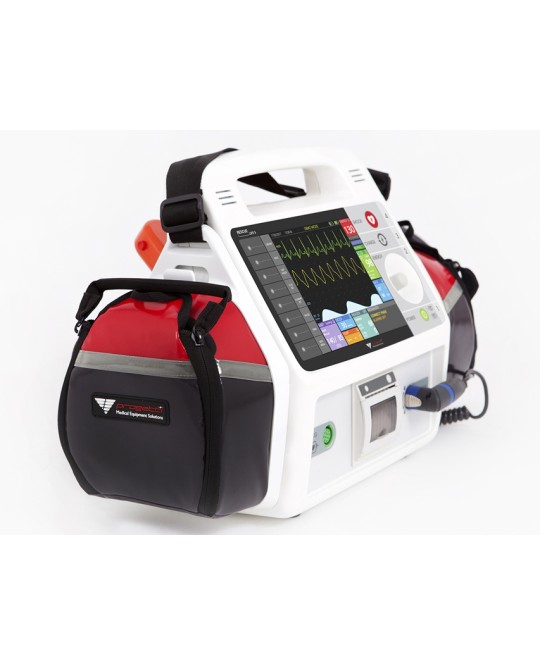 DEFIBRILLATORE RESCUE LIFE 9 con temp, SpO2, NIBP, Pacemaker - inglese