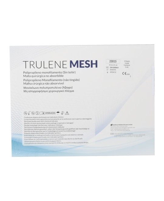 TRULENE NON ASSORBIBILE 15 x 15 cm - trasparente