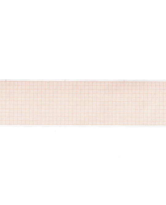 Carta termica ECG 60x30 mmxm - rotolo griglia arancio
