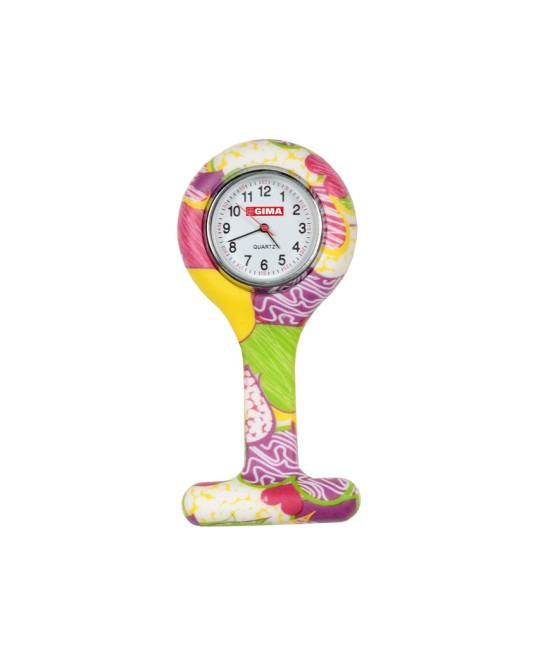 OROLOGIO PER INFERMIERI - rotondo - fantasia colori