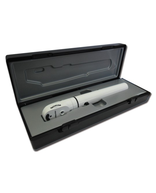 OFTALMOSCOPIO E-SCOPE BIANCO LED 3,7V in astuccio