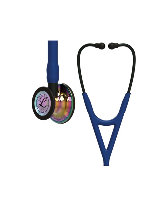 LITTMANN CARDIOLOGY IV - 6242 - blu navy - finiture arcobaleno