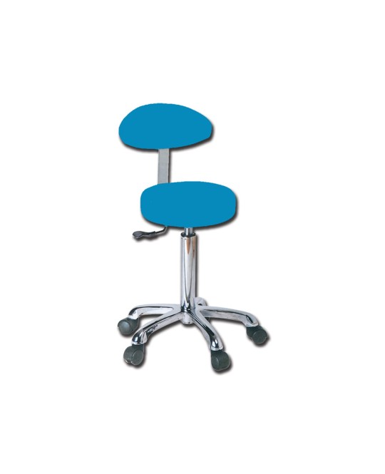 SGABELLO con schienale - blu