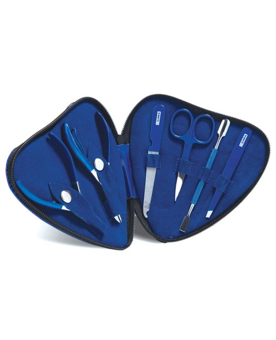 KIT PODOLOGIA CUORE - blu - 6 strumenti