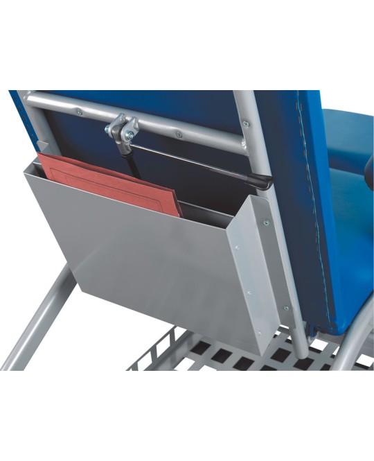 POLTRONA DONATORI con ruote - blu
