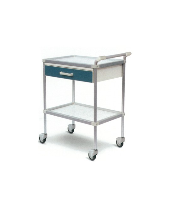 CARRELLO DELUXE con cassetto 58 x 40 X 10 cm