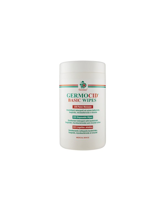 I8429GERMOCID BASIC WIPES - salviettine - alcohol 60% - tubetto