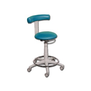 SGABELLO - azzurro metallizzato