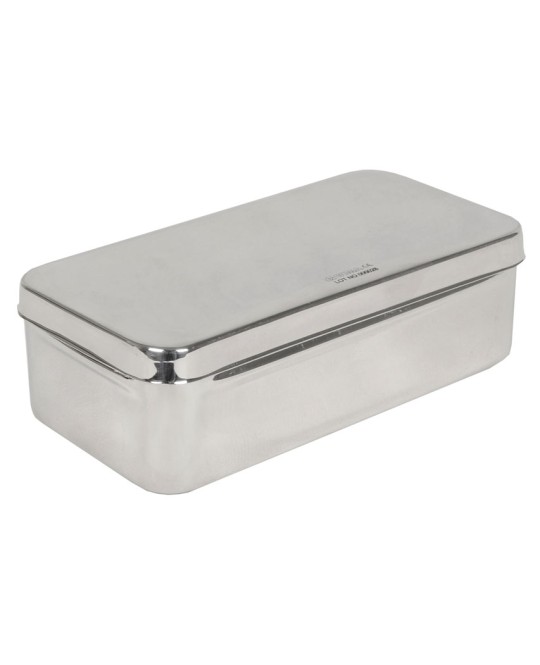 SCATOLA ACCIAIO INOX 20x10x6 cm