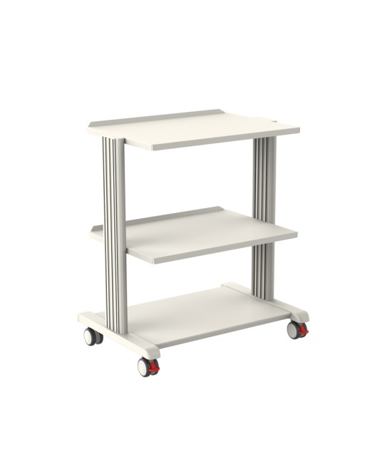 CARRELLO SMART - 2 ripiani 60x42 cm + base