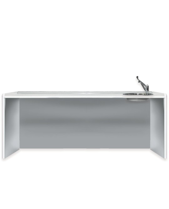 PIANO DI LAVORO 206 cm - lavello a destra