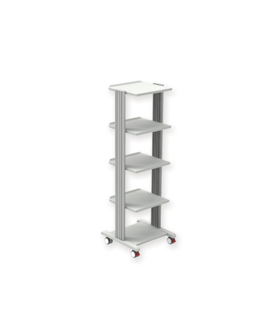CARRELLO SMART - 4 ripiani 40x36 cm + base