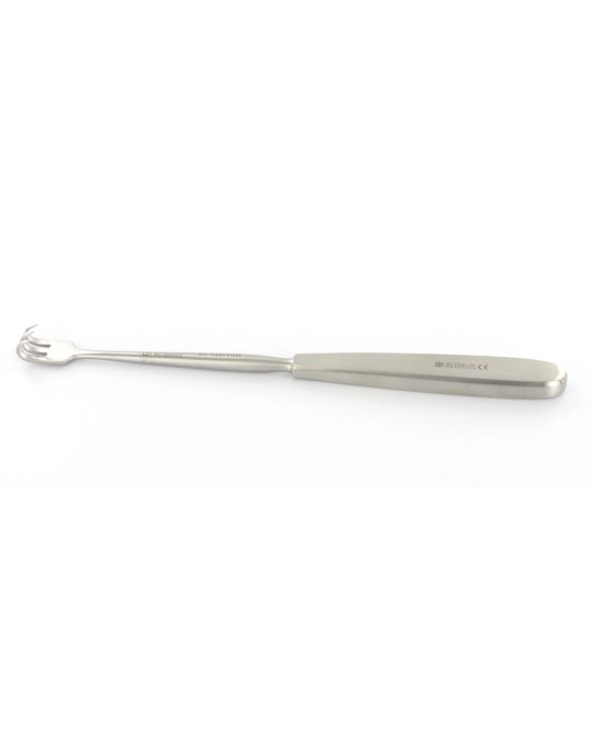 RETRATTORE VOLKMAN 3 denti appuntiti - 22 cm