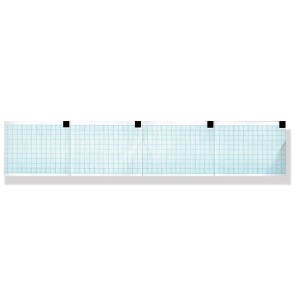 Carta termica ECG 60x75 mm x 250 - pacco griglia blu