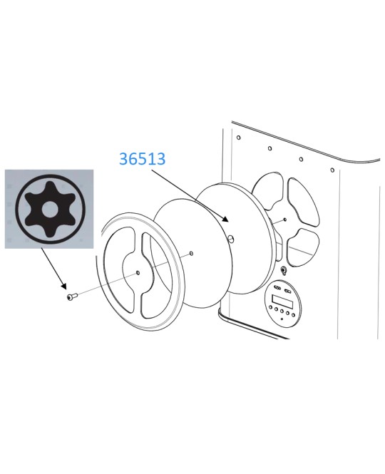FILTRO ANTI POLVERE PER AIR CLEANER - ricambio