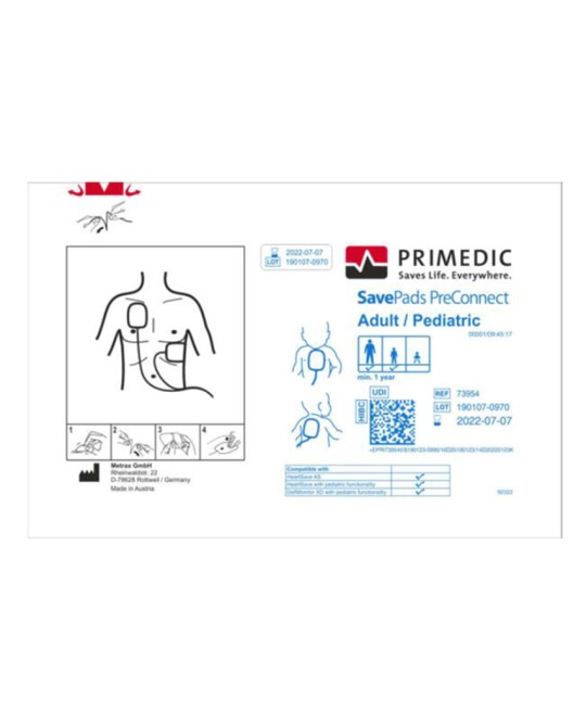 SAVE PADS per oltre 8 anni, oltre 25 kg per HeartSave da S.N. 739XXXXXXX