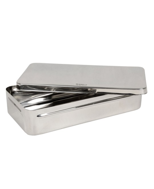 SCATOLA ACCIAIO INOX 30x15x6 cm