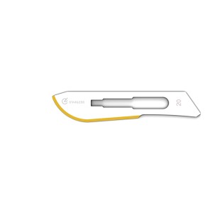 LAME DIAMANTINE INOX N. 20 - sterili