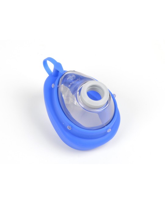 MASCHERINA AMBU NR. 3/4 - adulto blu piccola