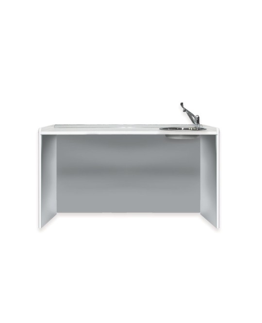 PIANO DI LAVORO 156 cm - lavello a destra