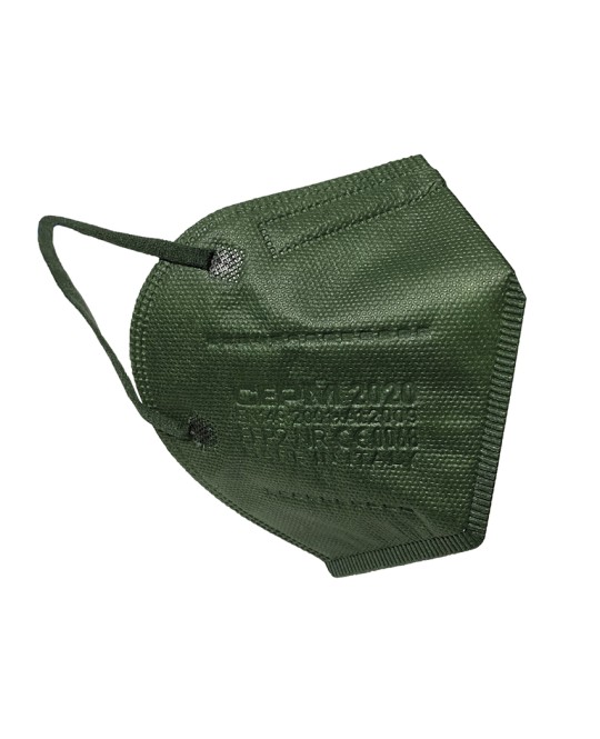 MASCHERINA FFP2 NR COMFYMASK - large - verde scuro