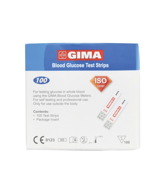 STRISCE GLUCOSIO per GLUCOMETRO GIMA