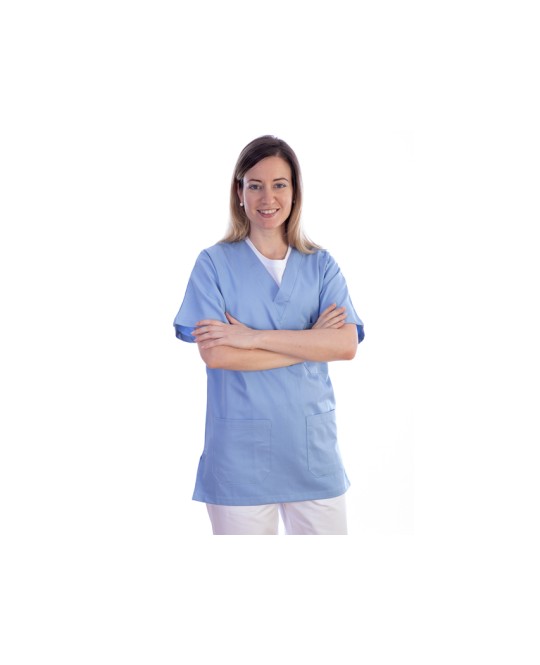 CASACCA - cotone/poliestere - unisex - taglia M azzurra