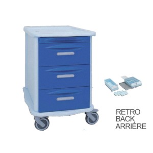 CARRELLO DOUBLE FACE FARMACIA - 3+22 cassetti