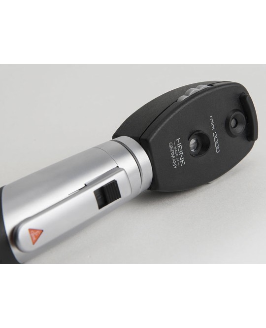 SET OTO-OFTALMO HEINE MINI 3000 F.O. manico ricaricabile - nero