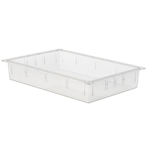 CASSETTO ISO PLASTICA TRASPARENTE 600x400x100 mm - chiuso