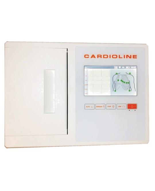 ECG CARDIOLINE 200L FULL - schermo a colori touch da 7