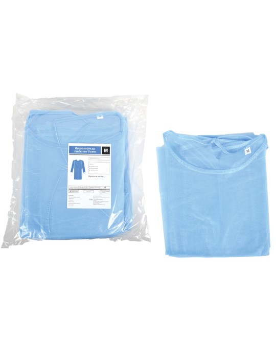 CAMICE MONOUSO 25g/m2 115x137 cm - misura M - non sterile