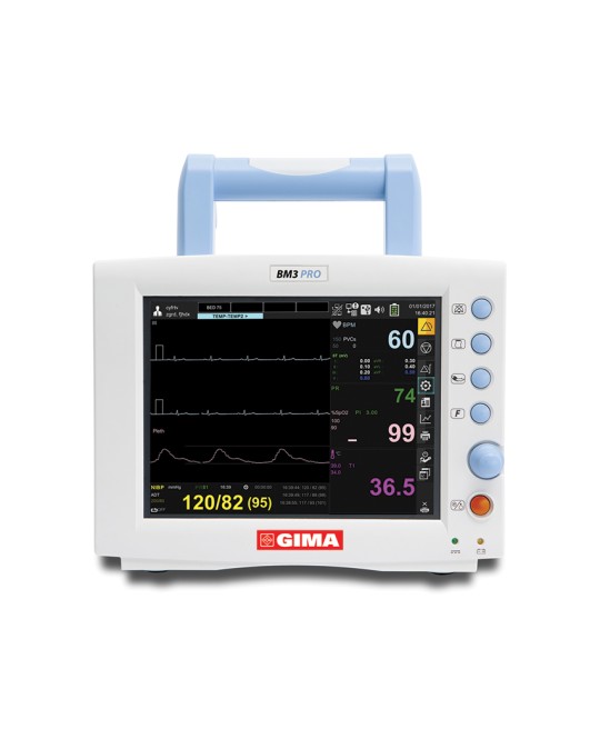 MONITOR GIMA BM3 PRO - SpO2+ECG+NIBP+TEMP+RESP