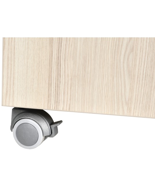 COMODINO con cassetto - beige striato
