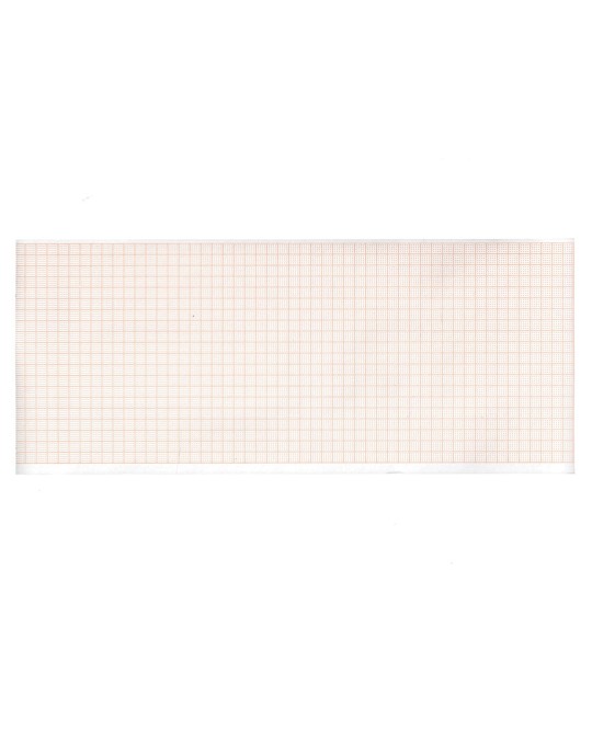 Carta termica ECG 107x25 mmxm - rotolo griglia arancio