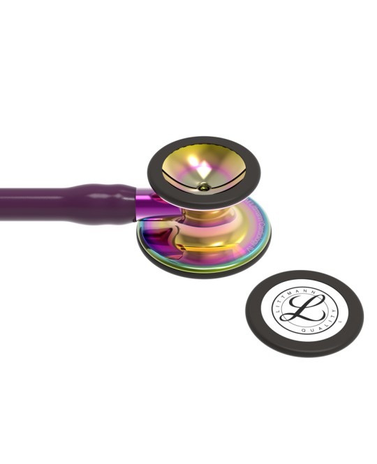 LITTMANN CARDIOLOGY IV - 6239 - prugna - finiture arcobaleno brillanti - conn. viola