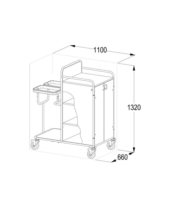 CARRELLO LAVANDERIA - laminato