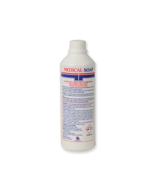 MEDICAL SOAP sapone disinfettante, flacone da 0,5 litri