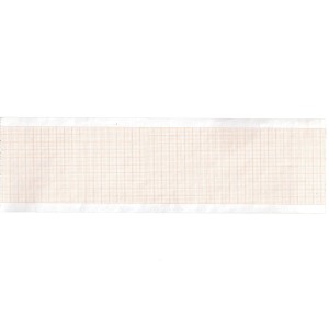 Carta termica ECG 63x30 mmxm - rotolo griglia arancio