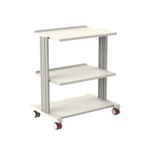 CARRELLO SMART - 2 ripiani 60x42 cm + base