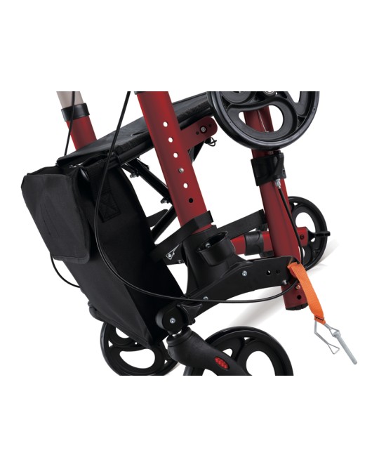 DEAMBULATORE COMPACT - pieghevole - rosso