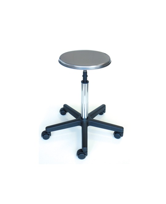 SGABELLO INOX - con ruote