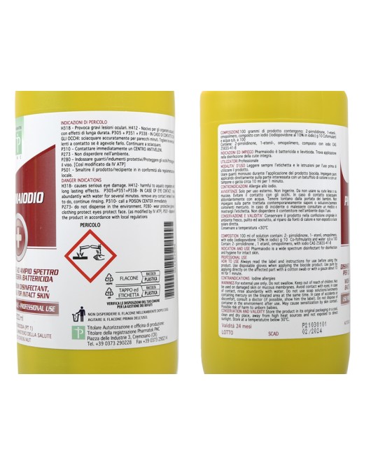 IODOPOVIDONE ANTISETTICO - 500 ml registrato in IT, GR